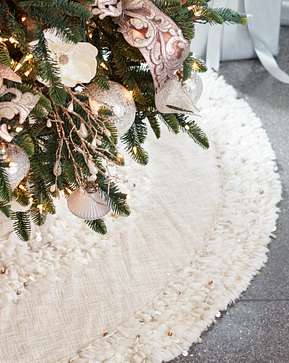 Juliette Fringed Tree Skirt Juliette Fringed Tree Skirt