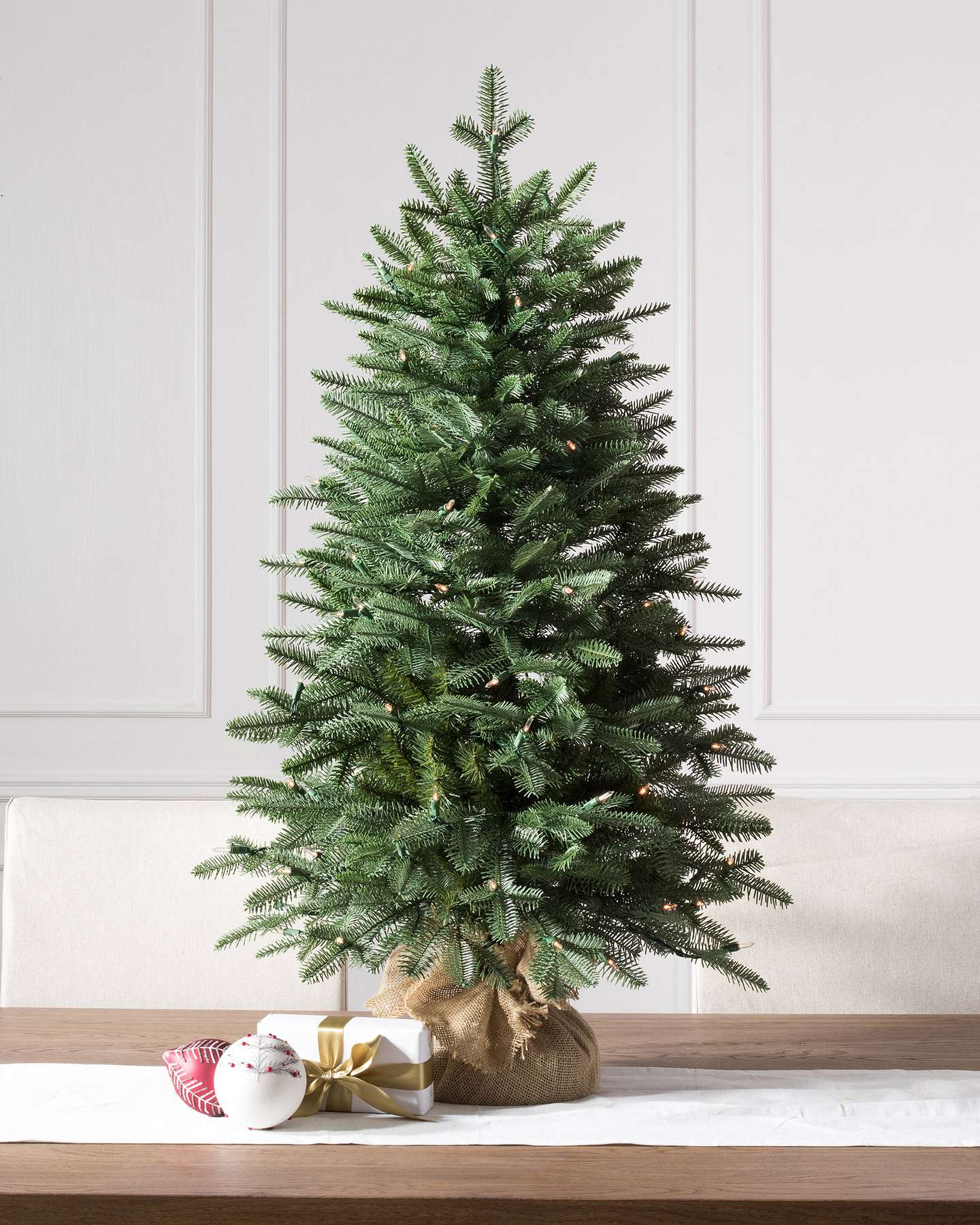 Árbol de sobremesa abeto balsam de 106 cm con LED blanco de Balsam Hill | SSC 20