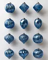 Blue BH Essentials Jumbo Mercury Glass Ornaments by Balsam Hill