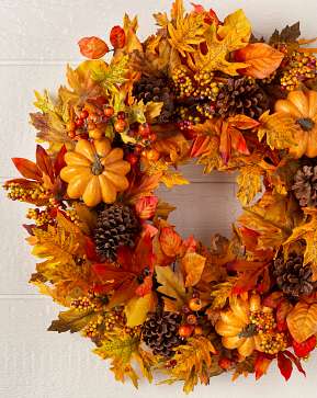 Outdoor Autumn Traditions Wreath Outdoor Autumn Traditions Wreath