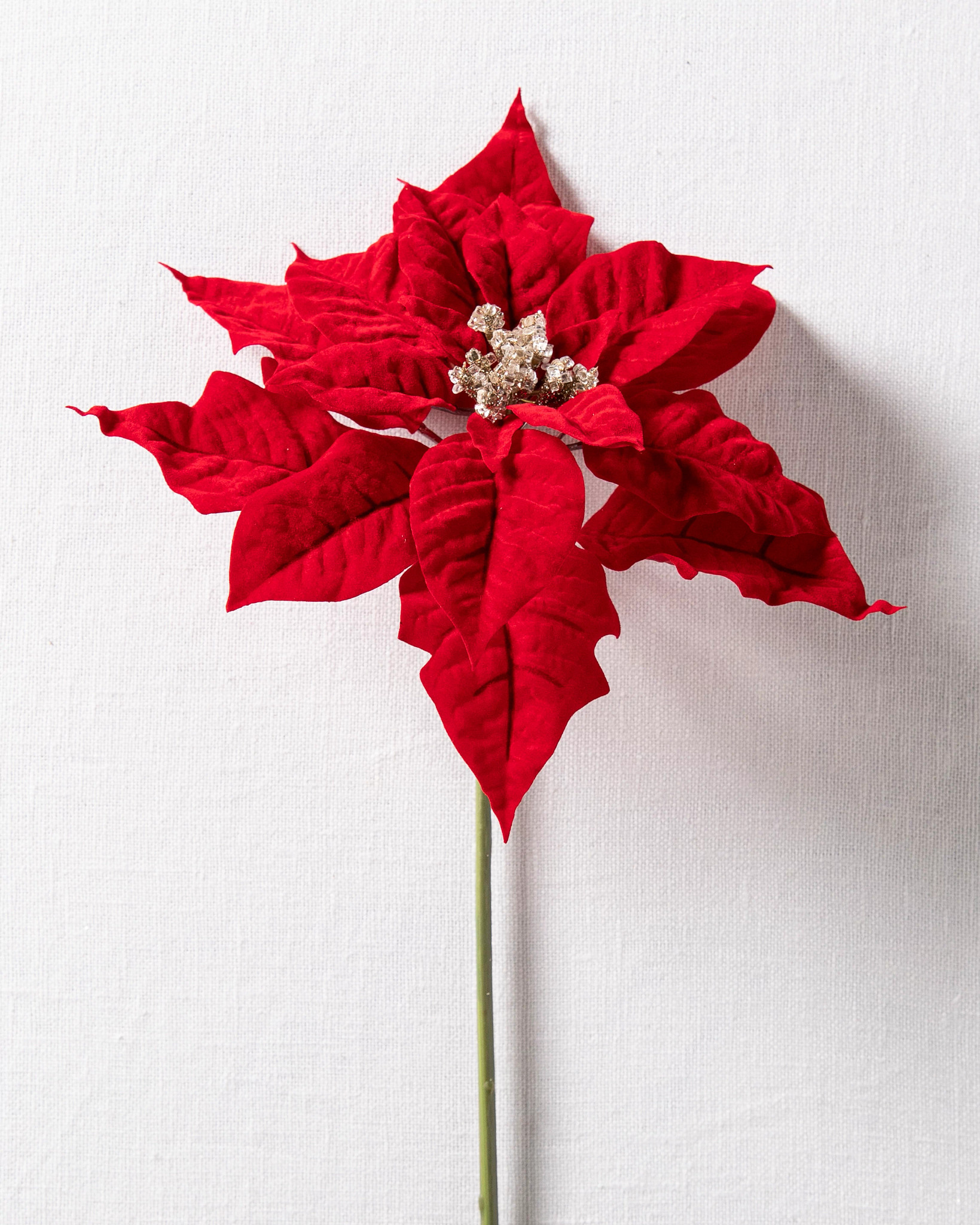 Poinsettia Christmas Tree Picks Balsam Hill
