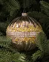 Silver and Gold Glass Ornament Set by Balsam Hill Closeup 20