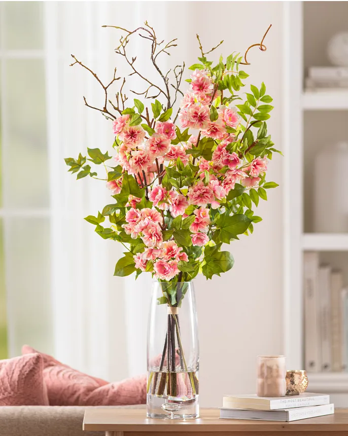 Artificial online floral arrangements