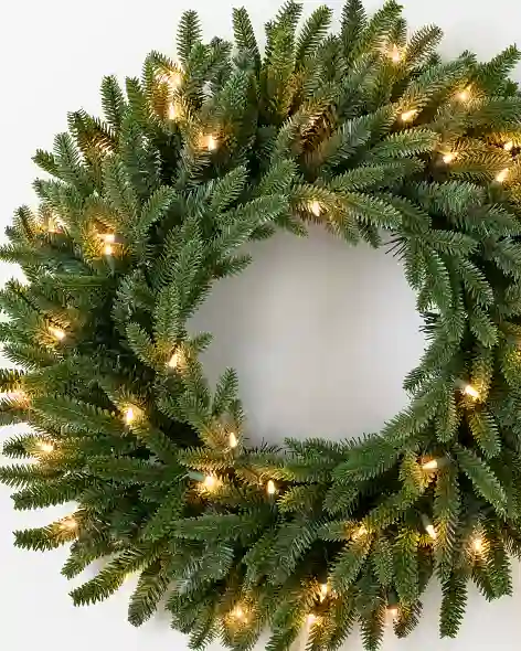 BH Fraser Fir Wreath 26in LED Clear by Balsam Hill SSCR