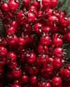 Red Berry Bouquet Christmas Tree Topper by Balsam Hill Closeup 10