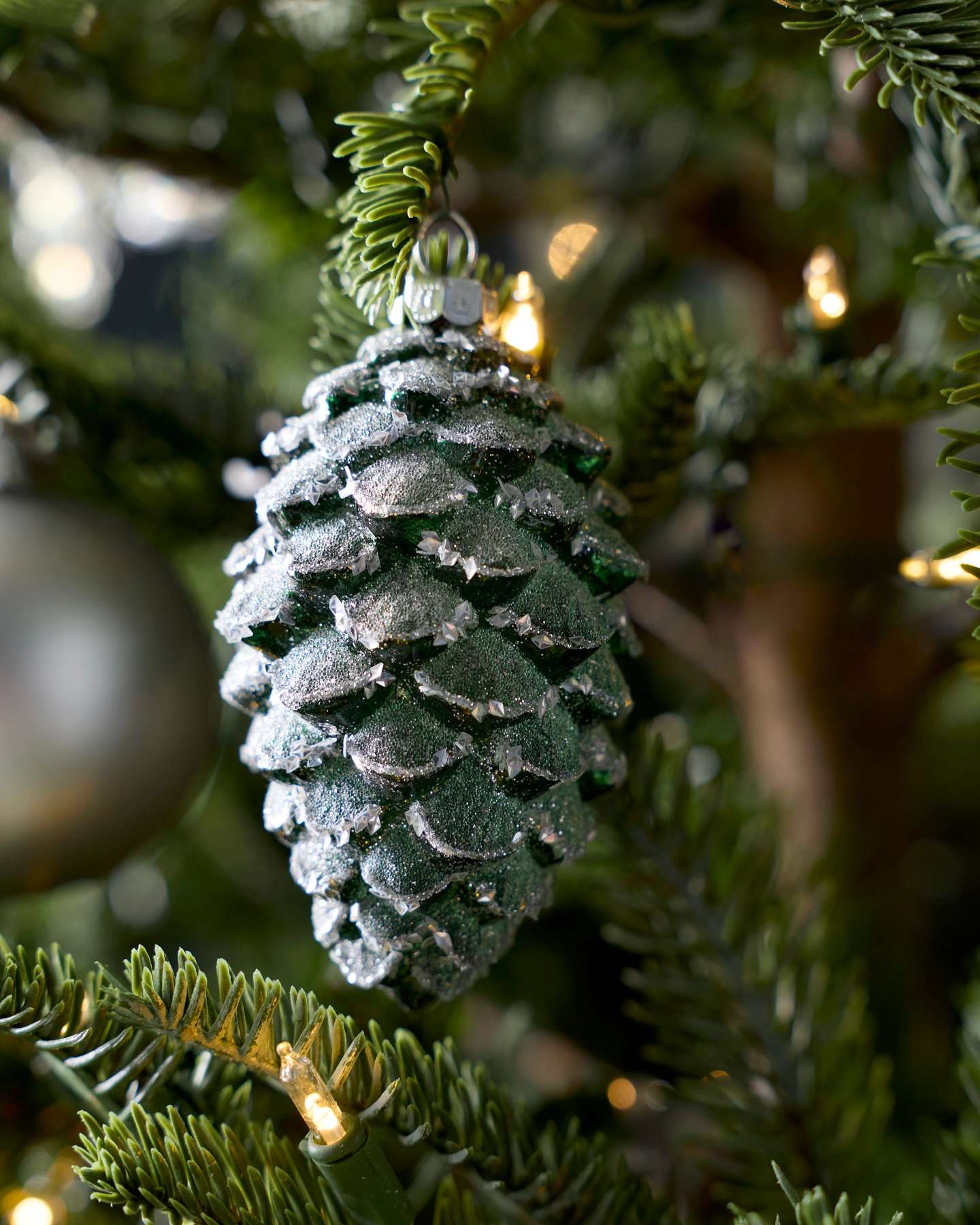 Set de boules de Noël en verre Forêt enchantée