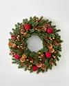 Vermont White Spruce Bordeaux Wreath by Balsam Hill SSC