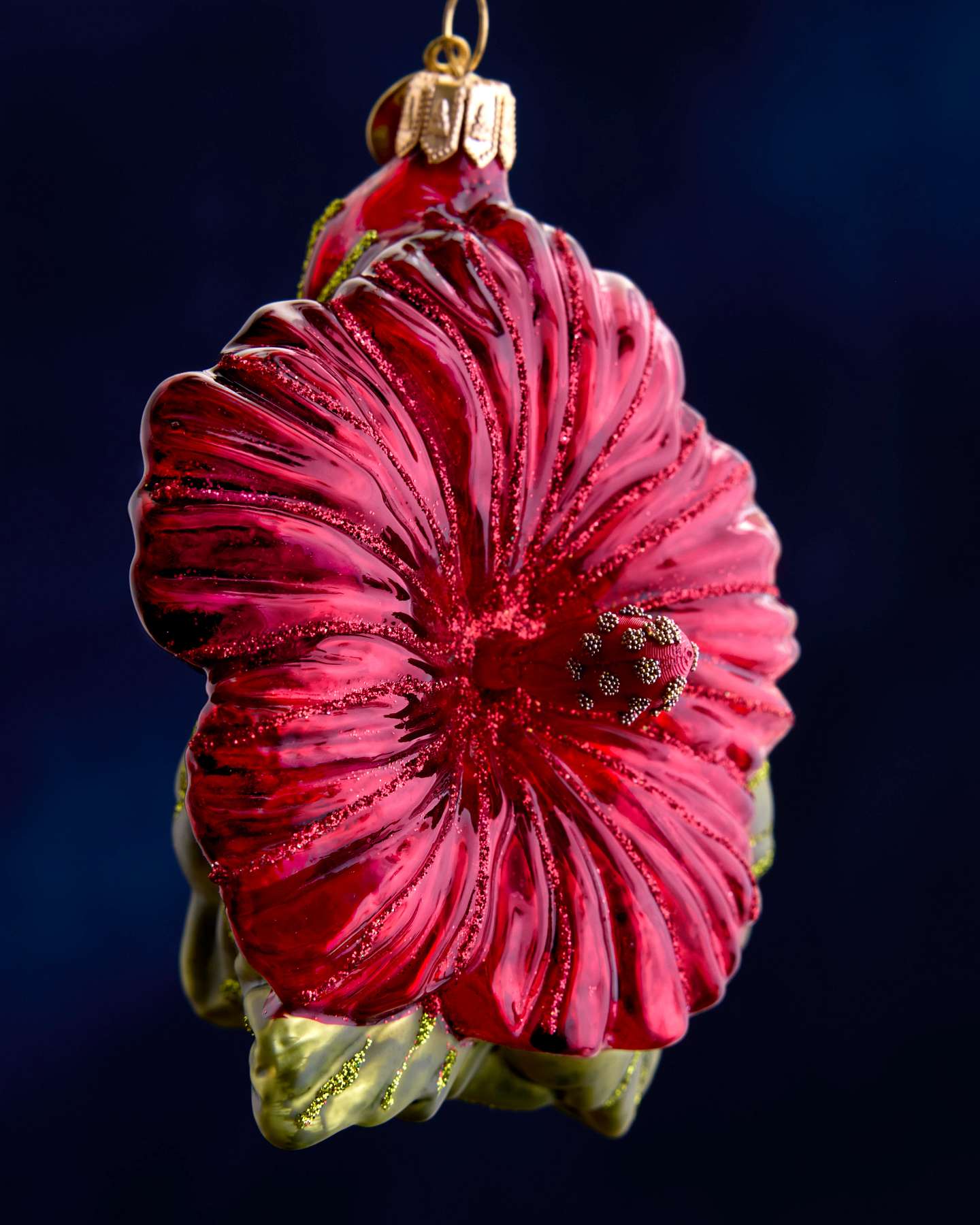 Balsam Hill Studio Red Hibiscus Ornament
