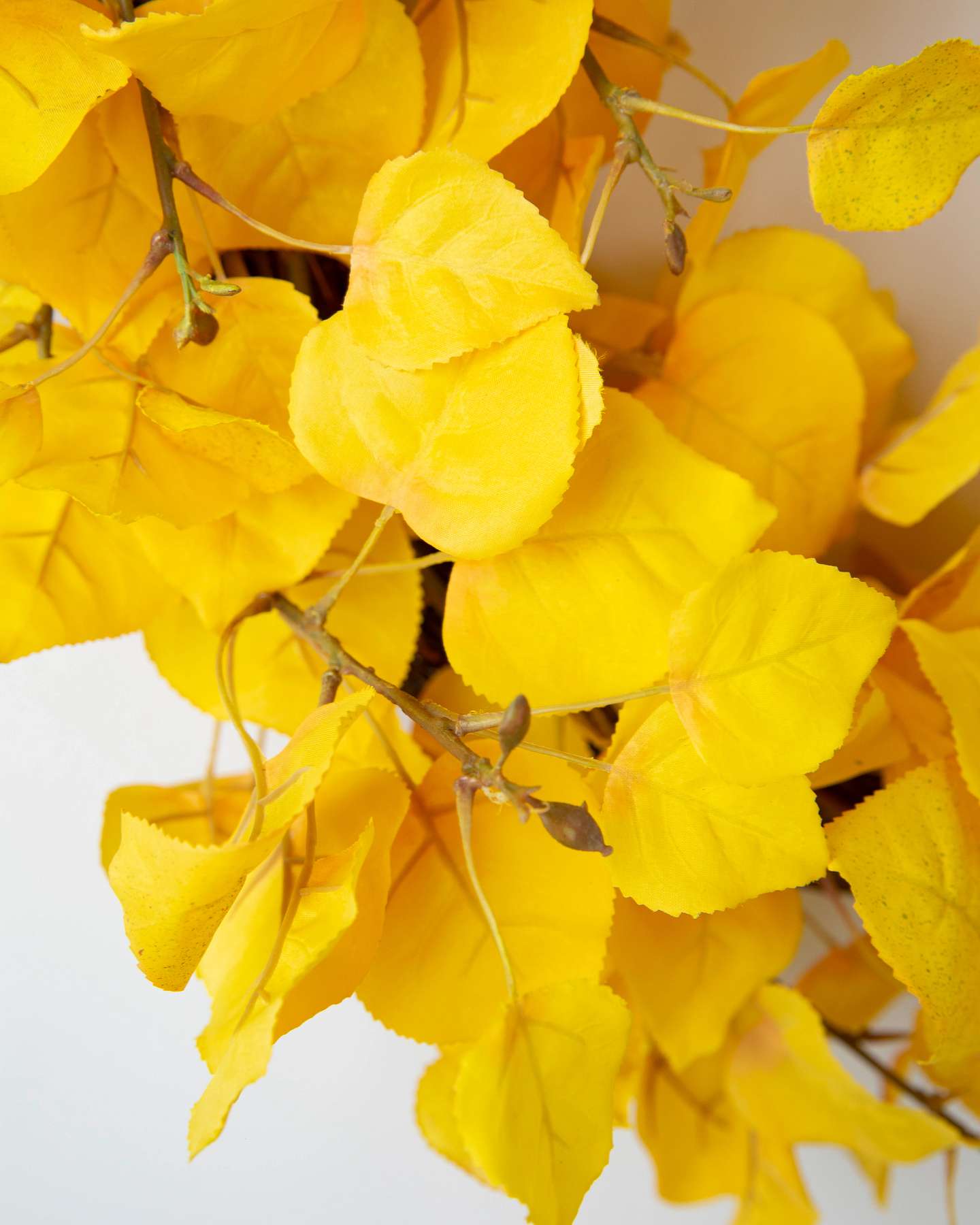 Balsam Hill Golden Aspen Artificial Gall Wreath Unlit Detail