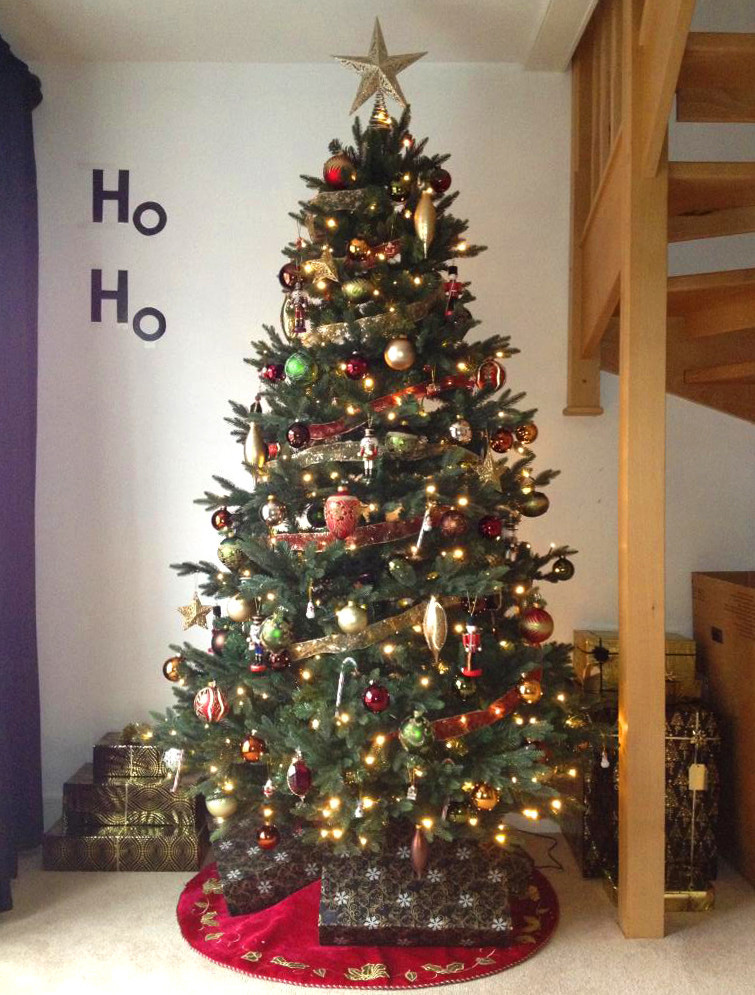 Saratoga Spruce Artificial Christmas Tree Balsam Hill