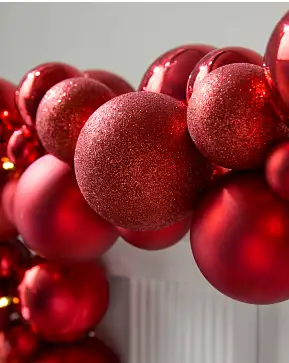 Red Shatter Resistant Tree Garland Red Shatter Resistant Tree Garland