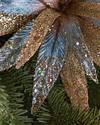 Arctic Blue Champagne Glitter Christmas Picks, Set of 12 by Balsam Hill Closeup 10