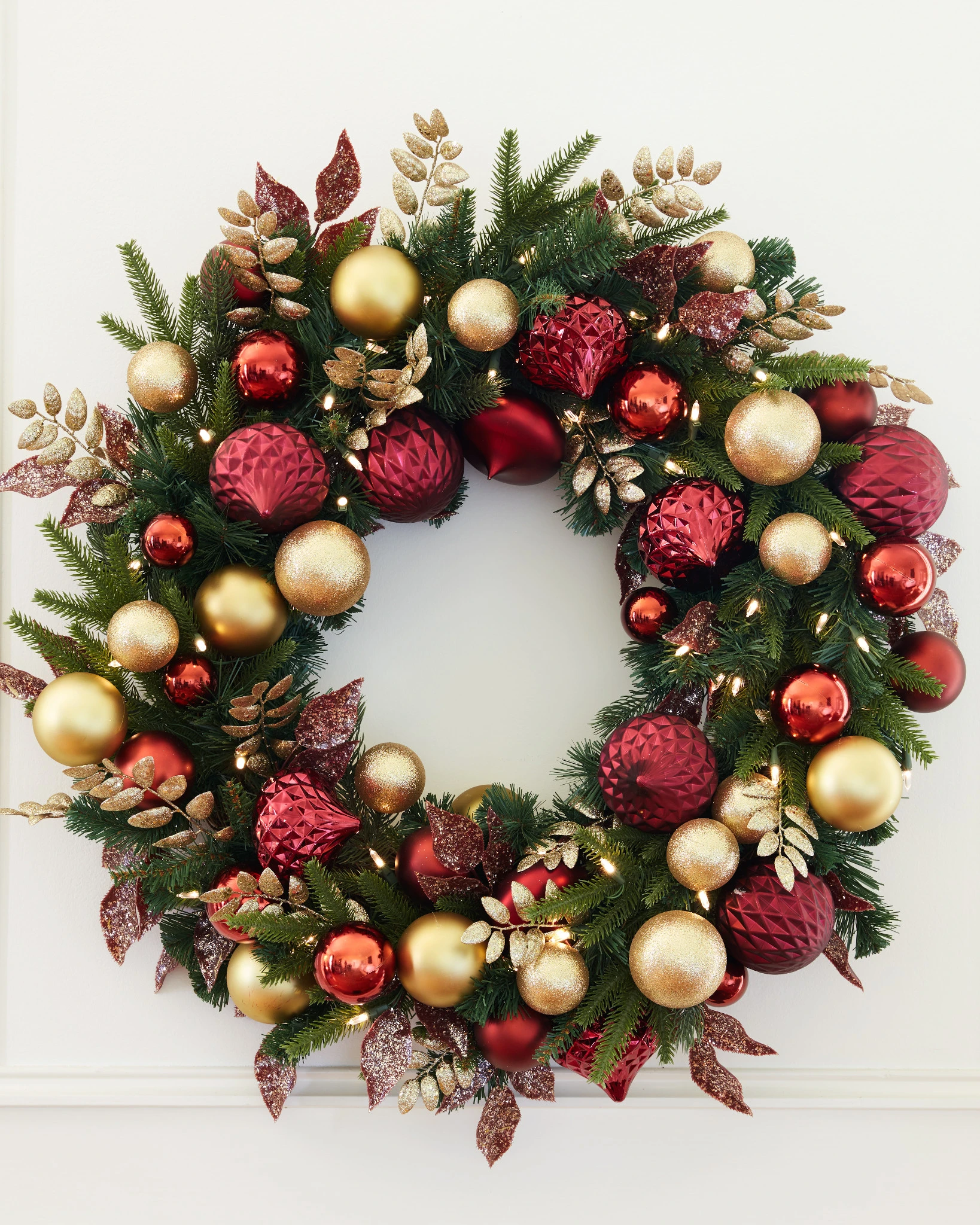 Holiday Grace Artificial Christmas Wreath | Balsam Hill