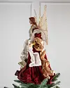 18in Holiday Grace Angel Christmas Tree Topper by Balsam Hill Closeup 30