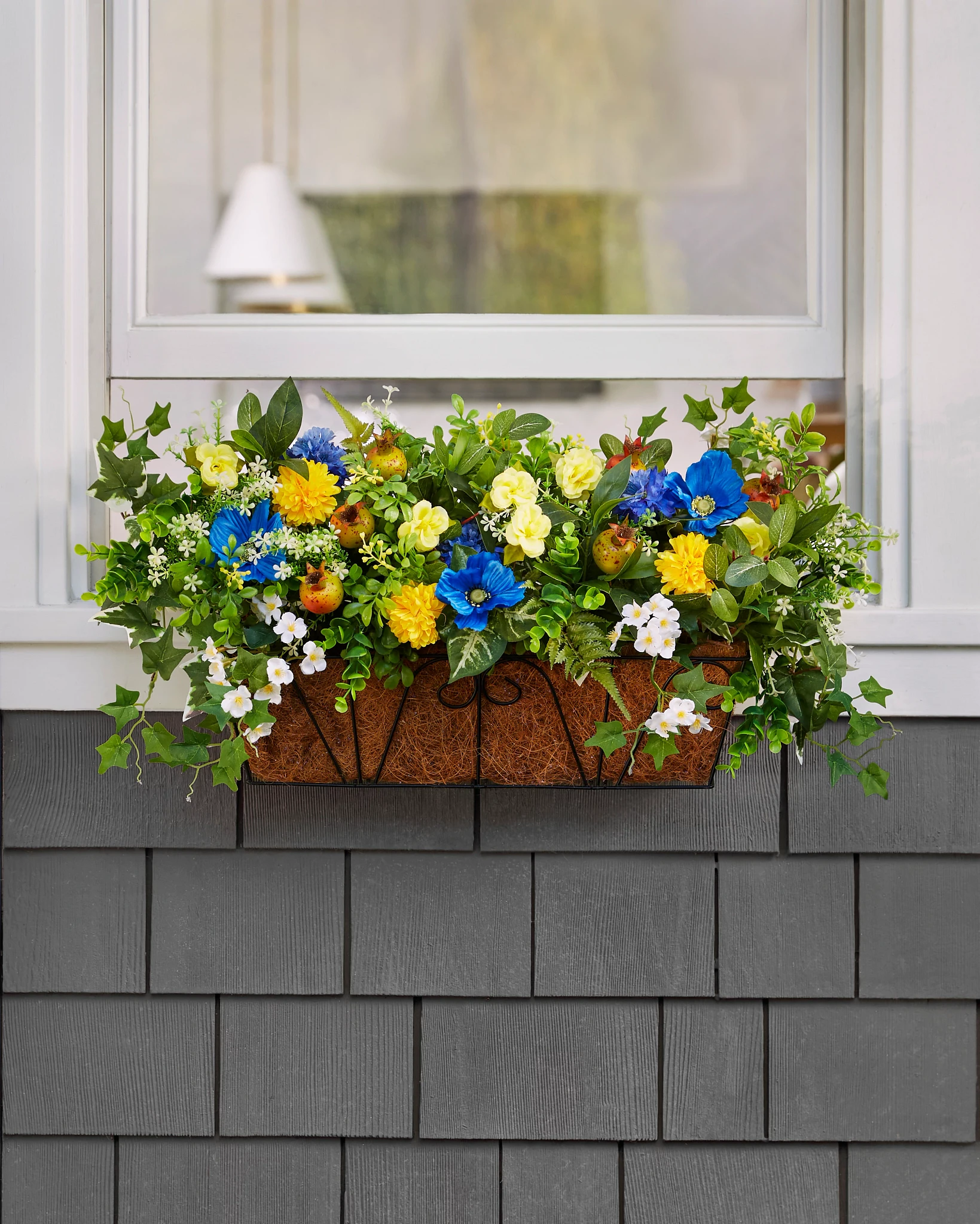 Outdoor Summer Breeze Artificial Window Box | Balsam Hill