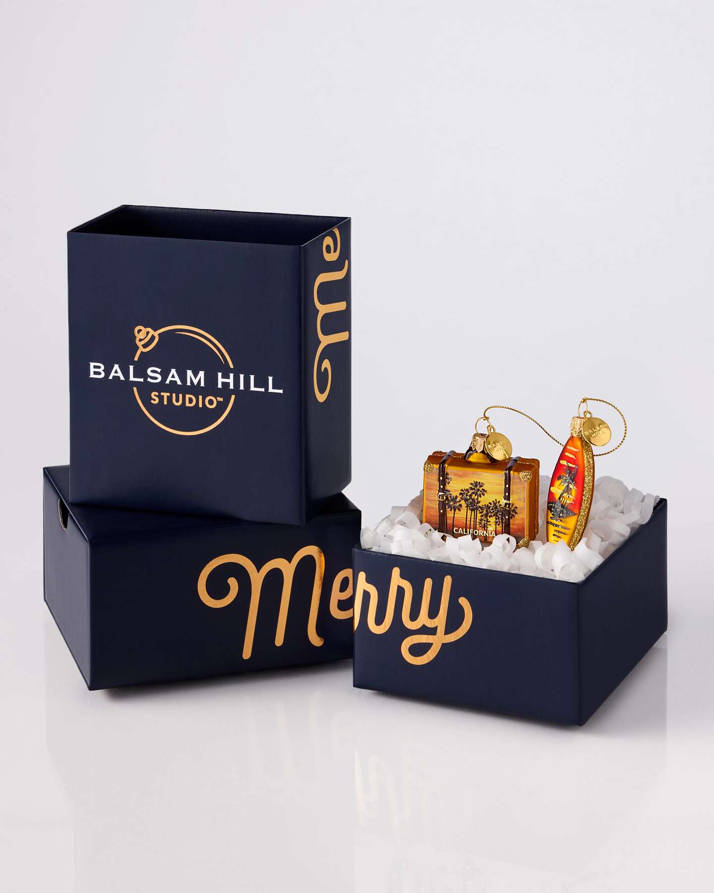 Balsam Hill Studio California Luggage Ornament