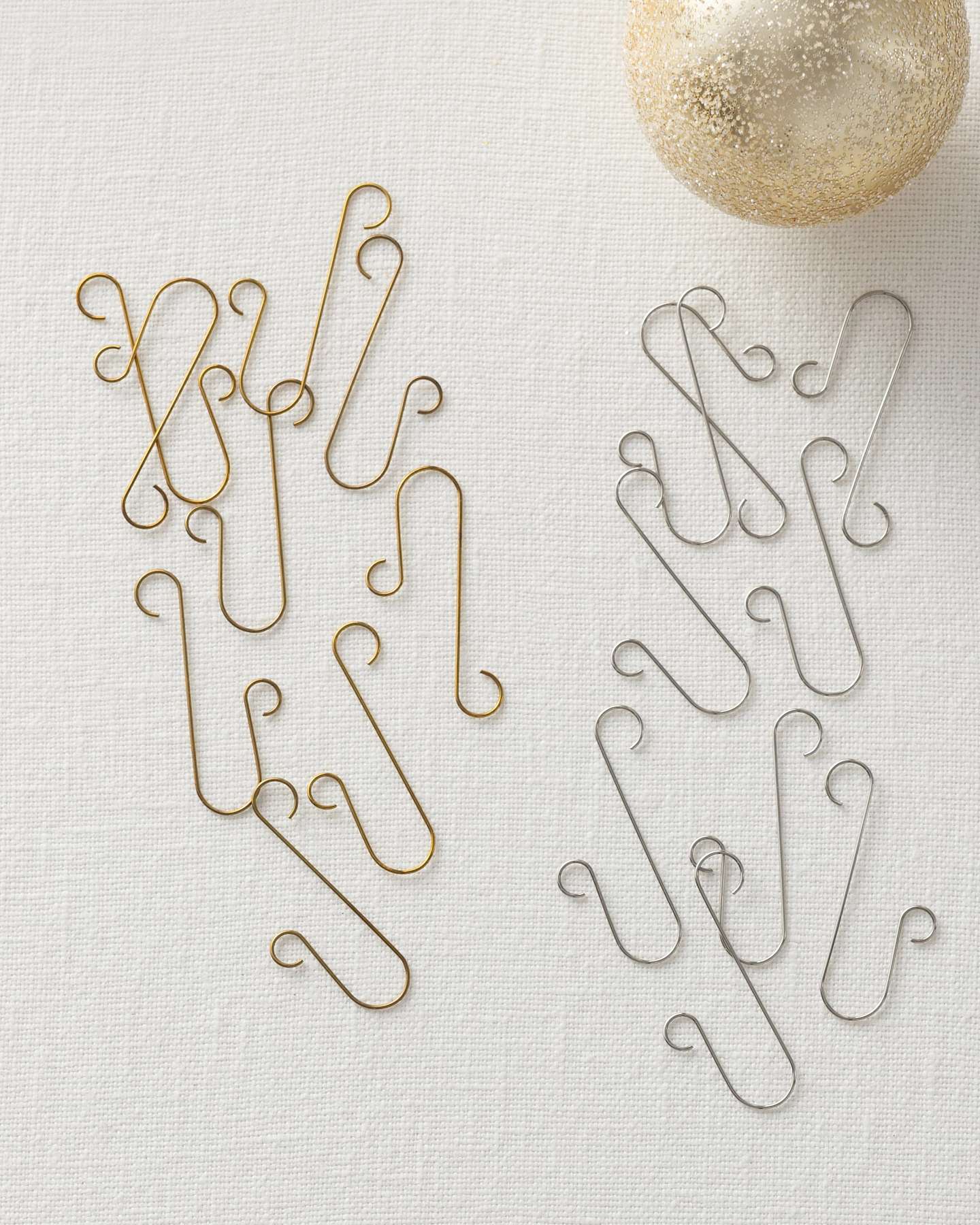 Balsam Hill Ornament Hooks Holding Christmas Ornaments Securely