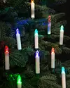 Multi Color Changing LED Christmas Tree Candles, Set of 20 by Balsam Hill SpFeat 30