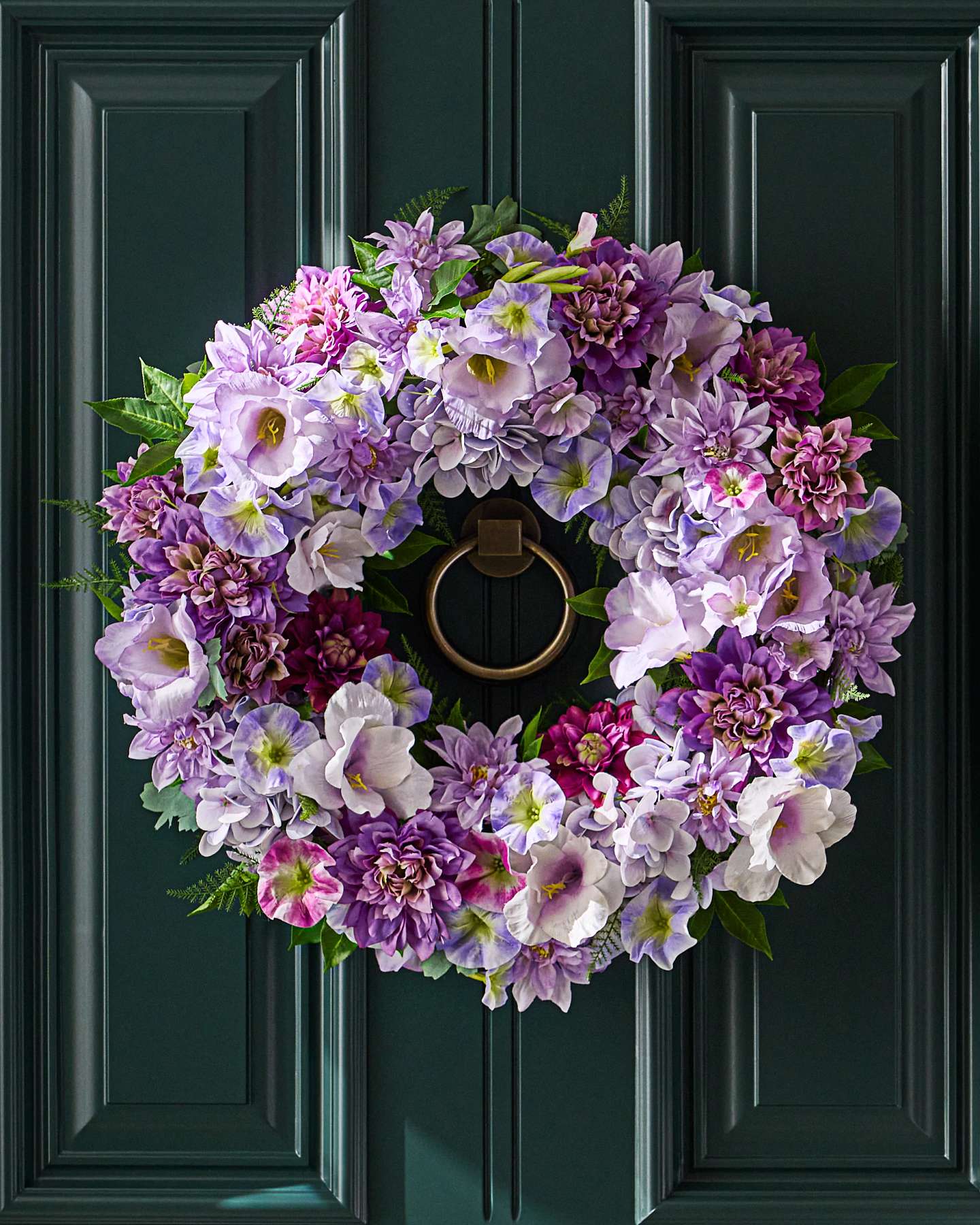 Purple in Bloom Wreath by Balsam Hill SSC 10