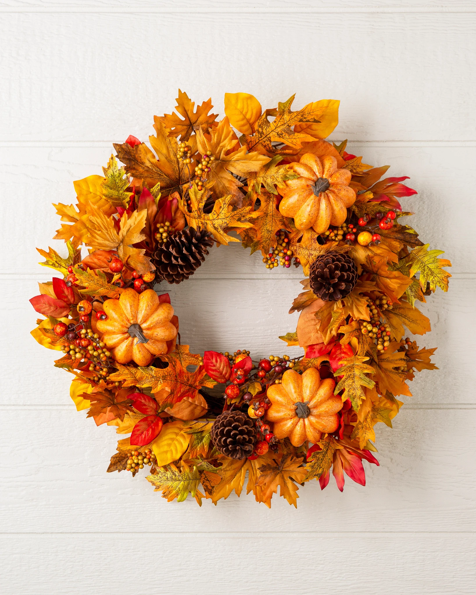 Outdoor Autumn Traditions Wreath