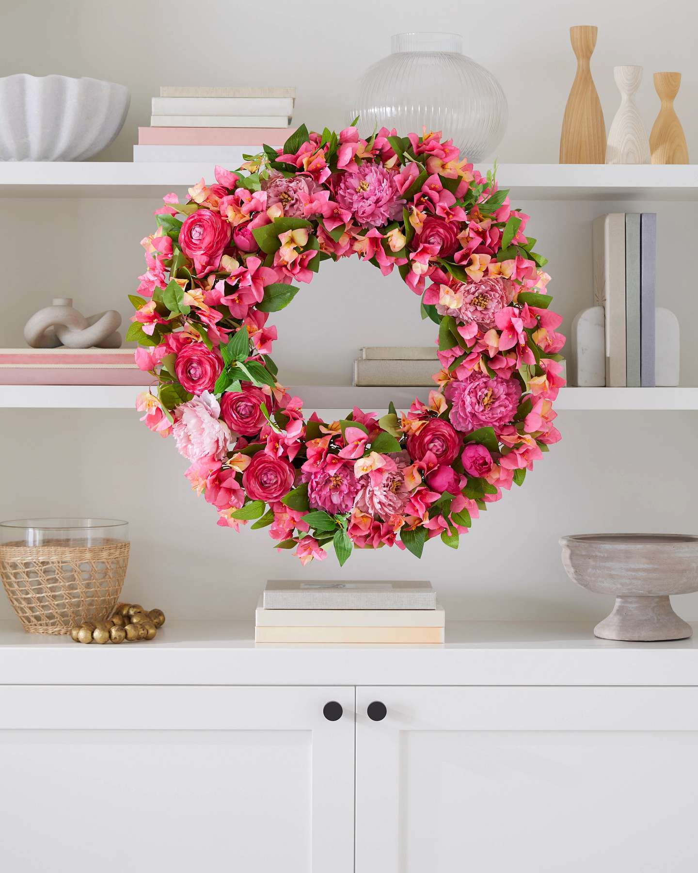 Balsam Hill Outdoor Bougainvillea Blooms Artificial Spring Foliage Seasonal Arrangement