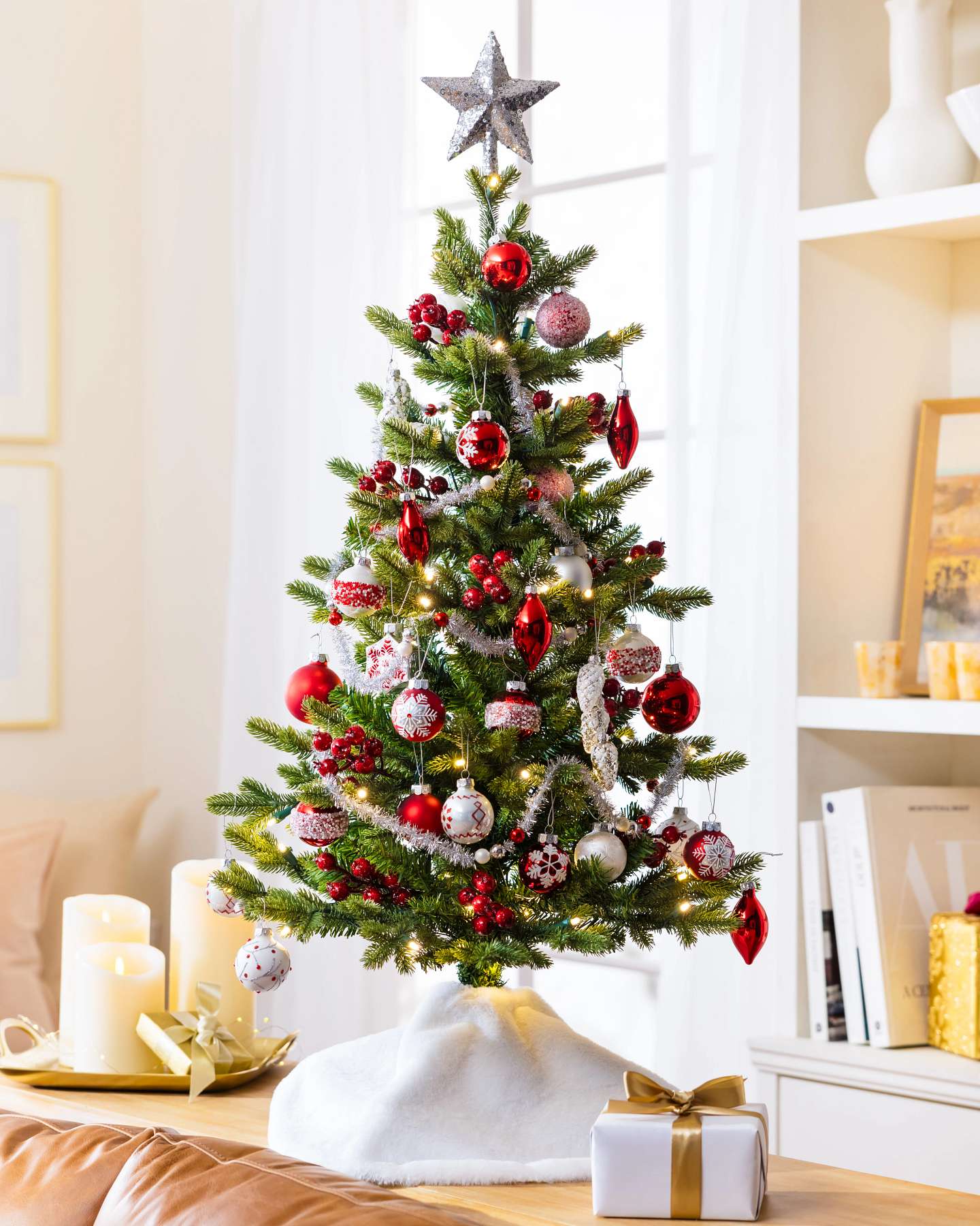 3 ft Nordic Frost Decorated Tree Kit by Balsam Hill SSC