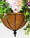 Outdoor Enchanted Garden Hanging Basket by Balsam Hill Closeup 20