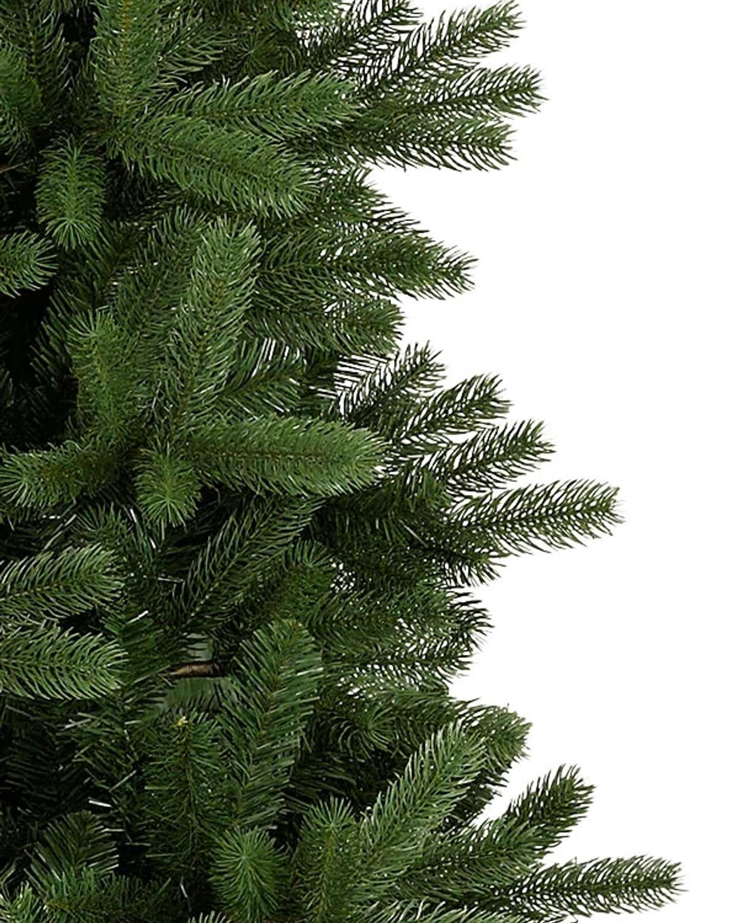 Balsam Hill Woodland Spruce Unlit Artificial Christmas Tree Closeup