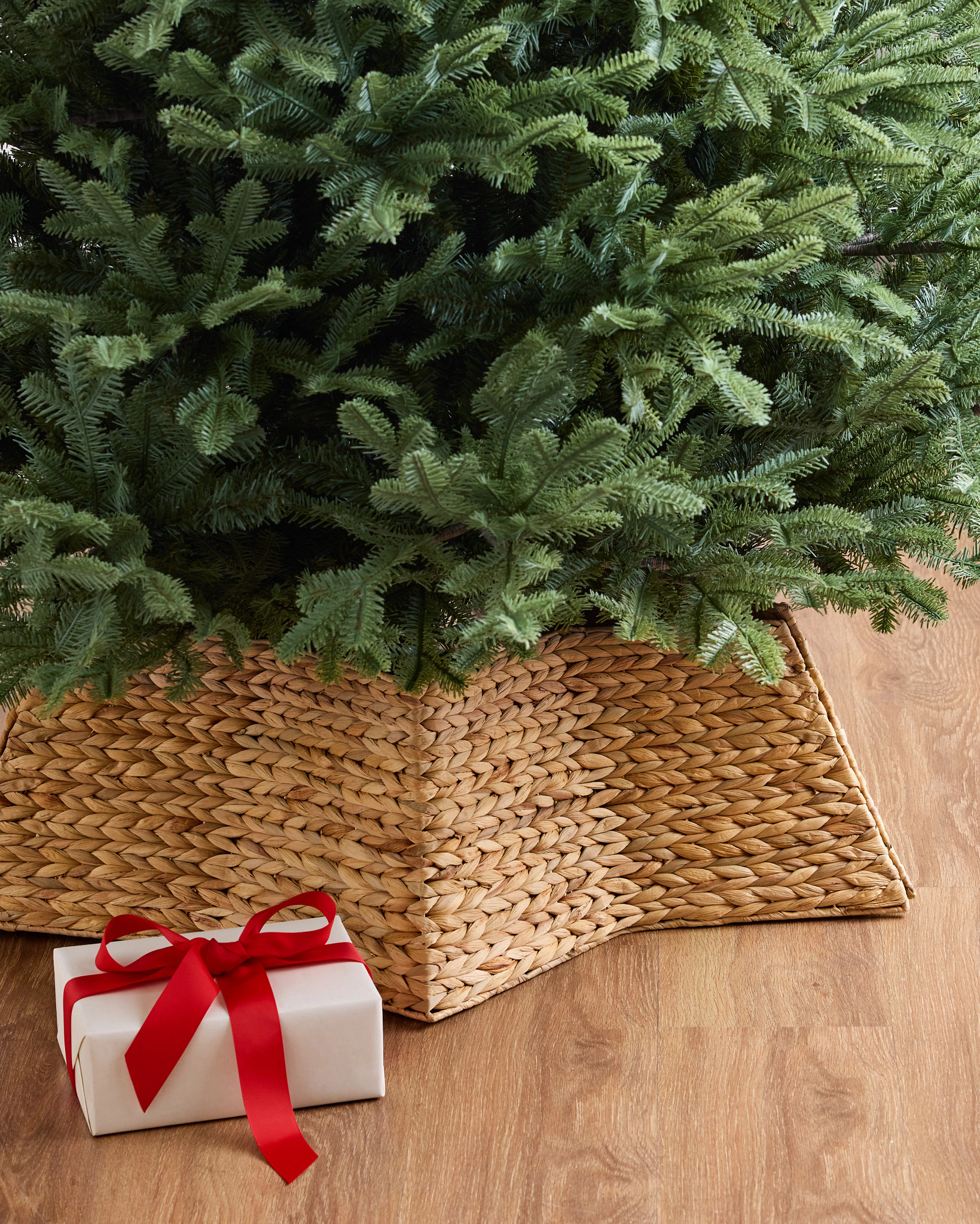 Copri base per albero Stella intrecciata