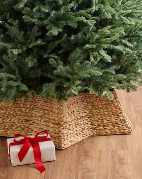 Copri base per albero Stella intrecciata Copri base per albero Stella intrecciata