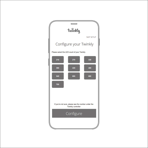 Illustration of phone showing gray buttons