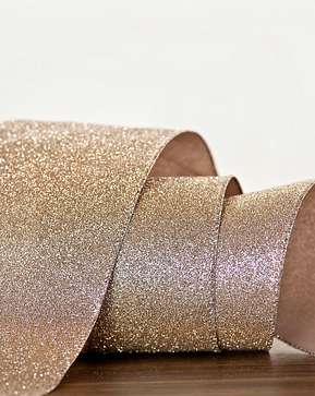 Champagne Glitter Ribbon Champagne Glitter Ribbon