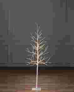 4ft Indoor Outdoor LED Winter Birch Tree by Balsam Hill SSC 10