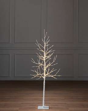 Winterliche Birke mit LED-Beleuchtung Winterliche Birke mit LED-Beleuchtung