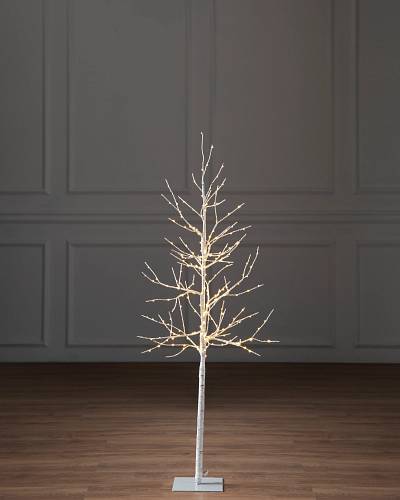 Led Winter Birch Tree Balsam Hill Led Winter Birch Tree, Outdoor Lighted Trees