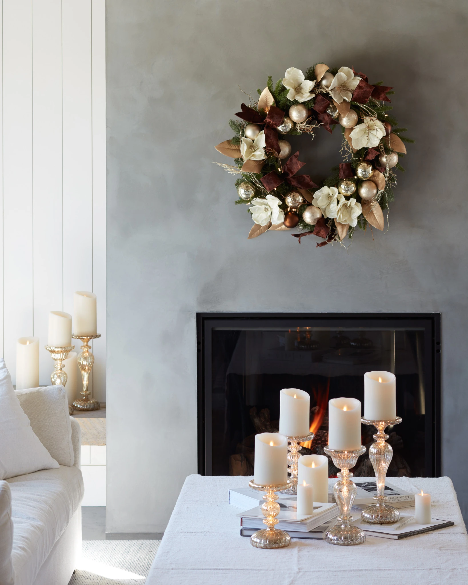 Champagne Magnolia Foliage by Balsam Hill Lifestyle 10