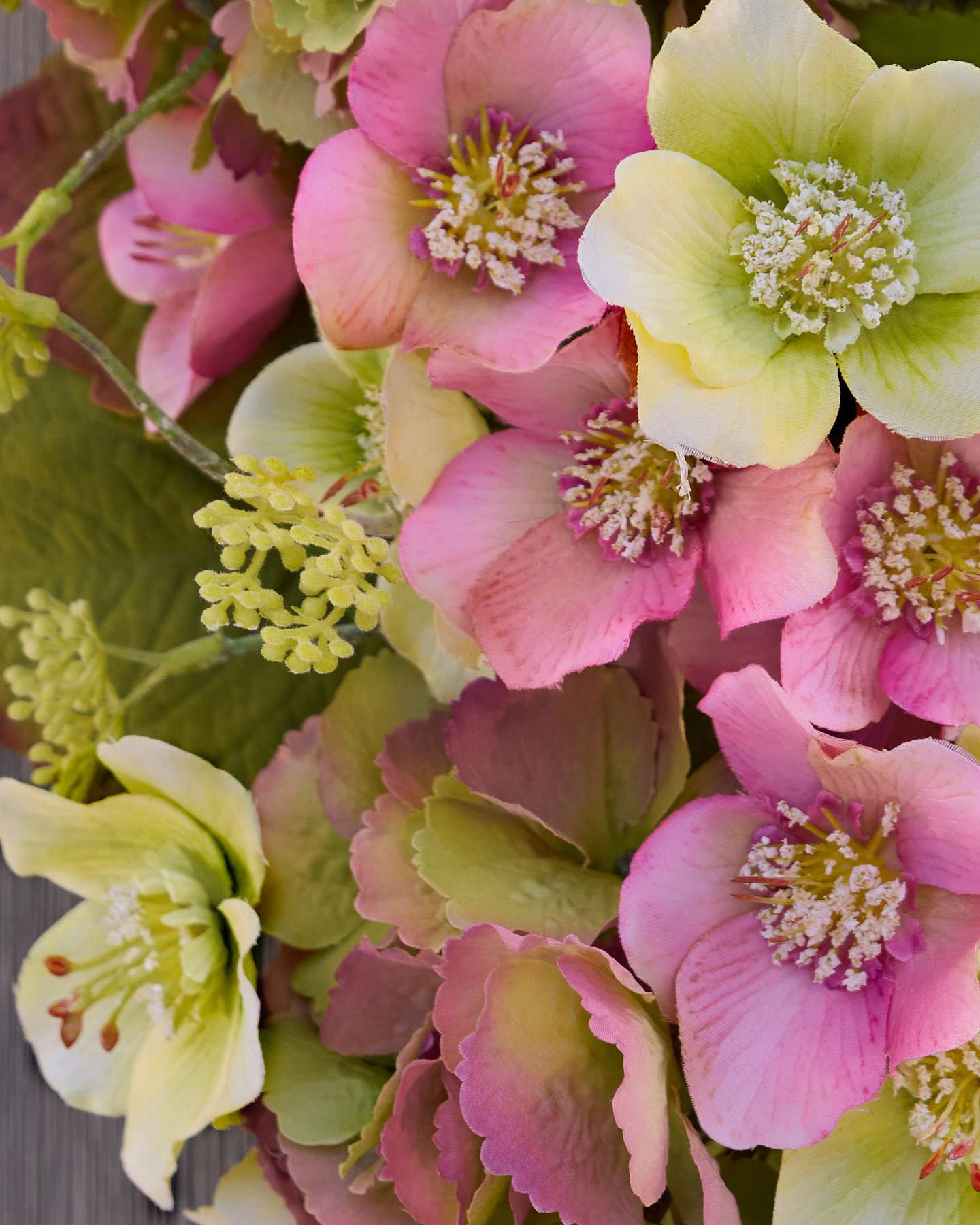 Morning Blossoms Wreath by Balsam Hill Branch Detail