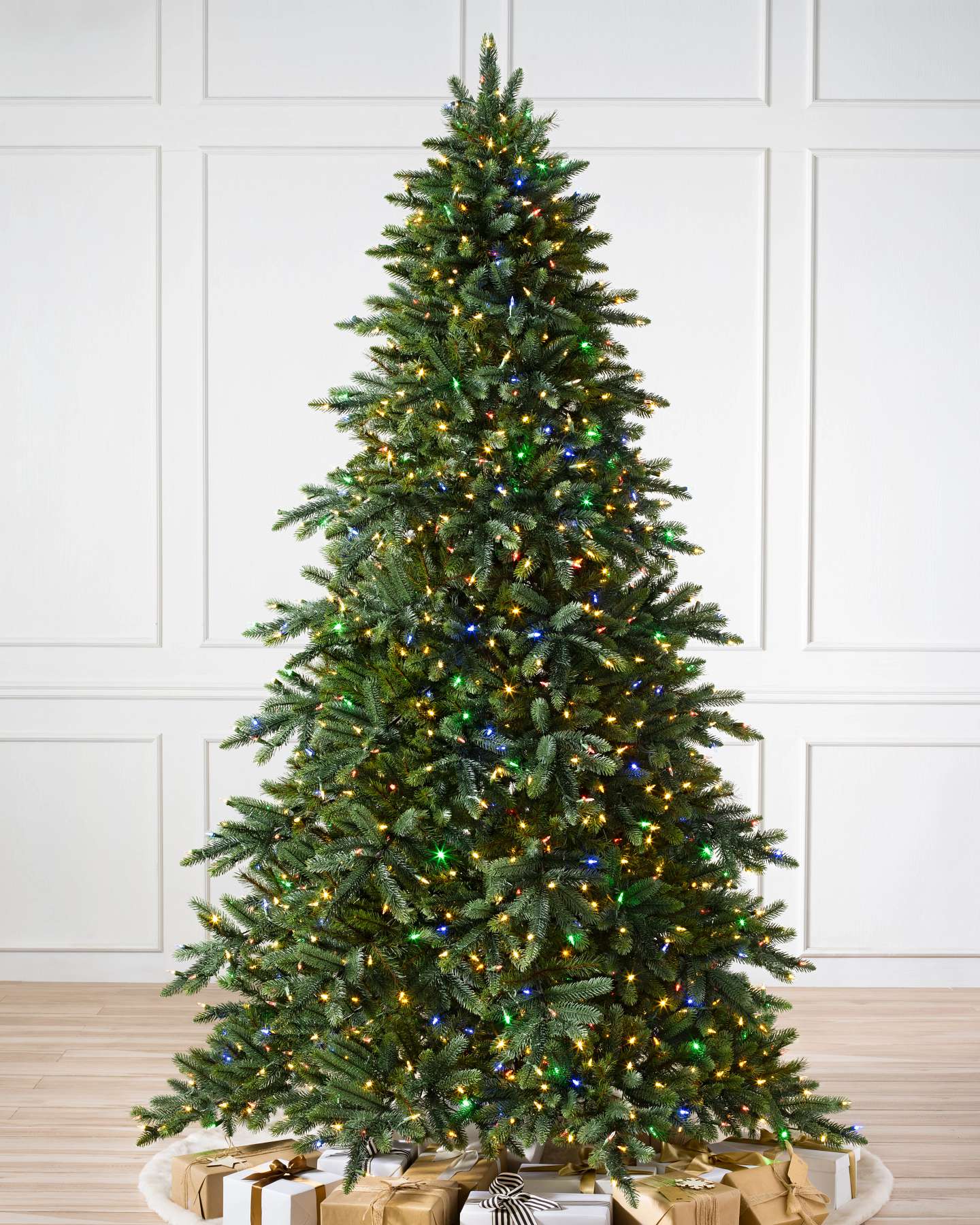 Balsam Hill California Baby Redwood Artificial Christmas Tree LED Color+Clear Display