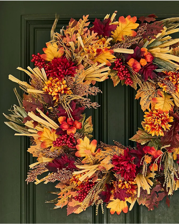 Fall Wreath Garland Hybrid