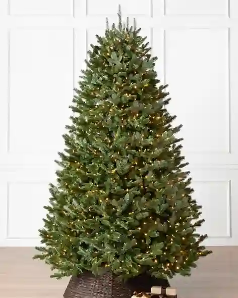 Candlelight™ Clear LED Lights BH Fraser Fir Flip Tree by Balsam Hill