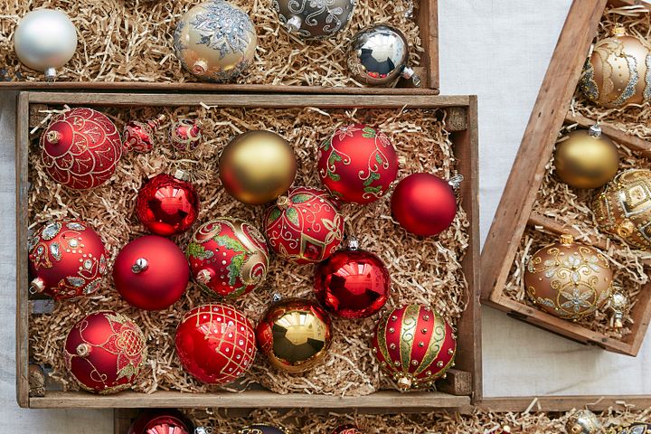 Die schönsten europäischen Weihnachtskugeln aus Glas
