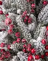 Red Berry Frosted Fraser Fir Foliage by Balsam Hill Detail