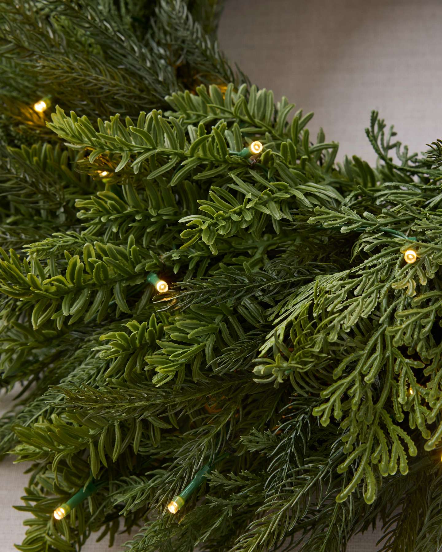 24" Real-Feel® Cypress Grove Wreath