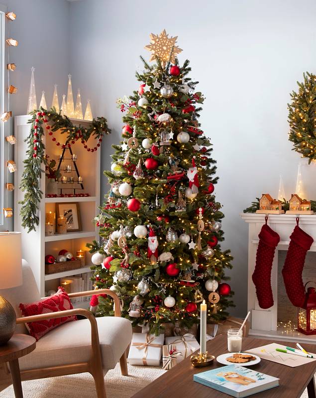 Vintage Beaded Christmas Tree Garland | Balsam Hill