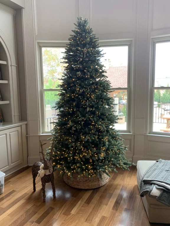 BH Blue Spruce Flip Christmas Tree Balsam Hill