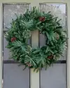 Mixed Evergreen with Pinecones Wreath by Balsam Hill