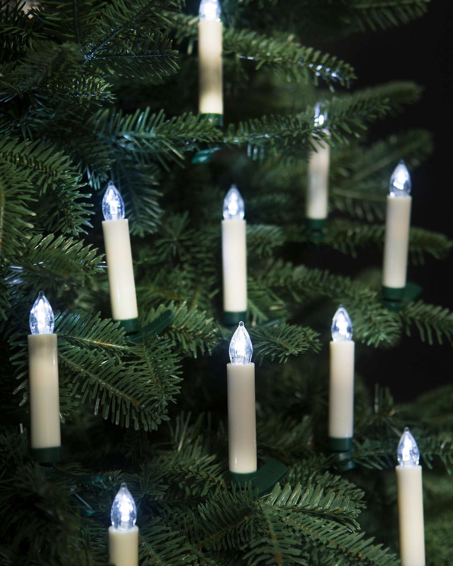 Balsam Hill Colour-Changing LED Christmas Tree Candles Set of 20 Cool Colour Mode