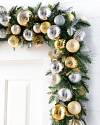 Outdoor Silver & Gold Garland by Balsam Hill