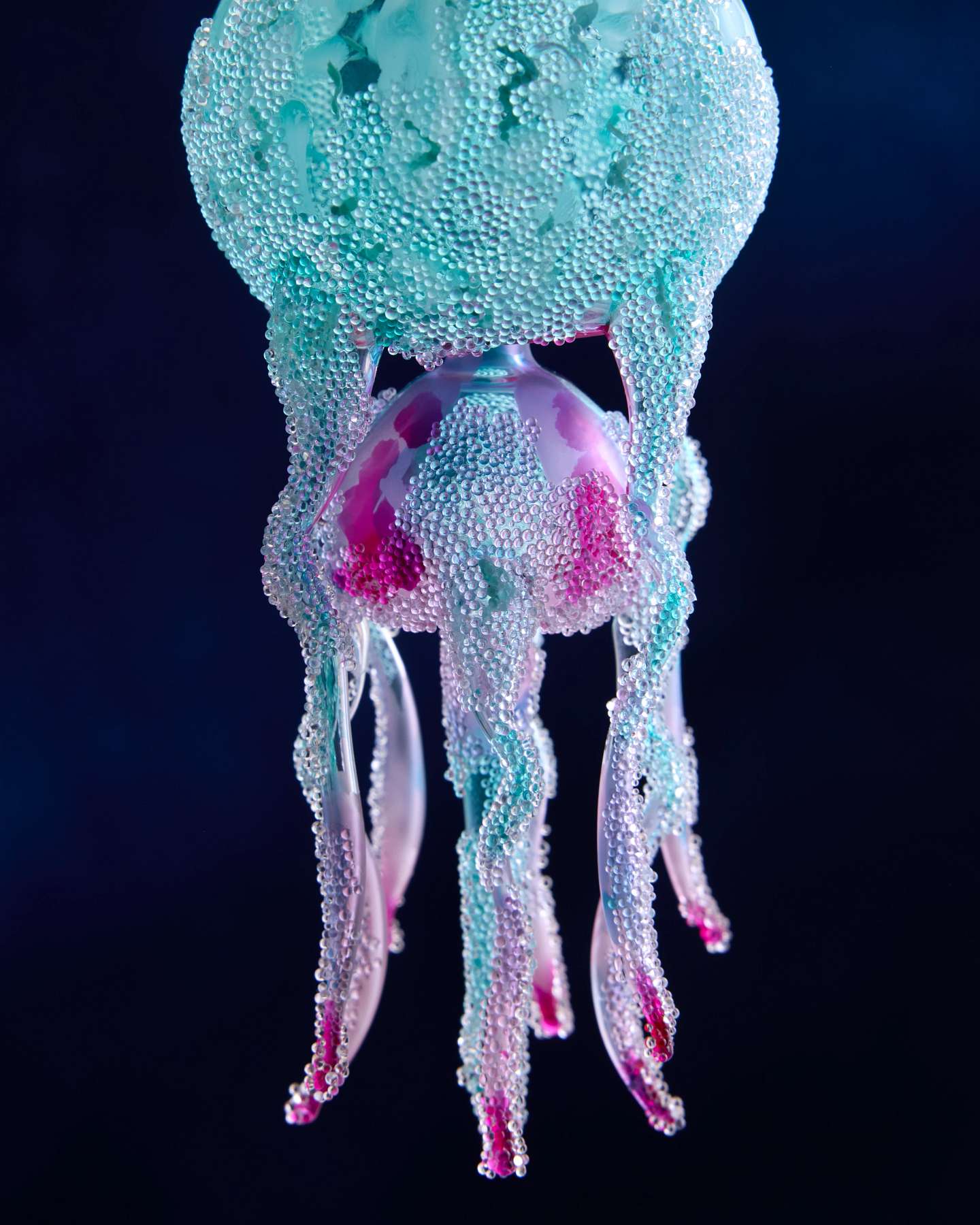 Balsam Hill Studio Turquoise Jellyfish Ornament