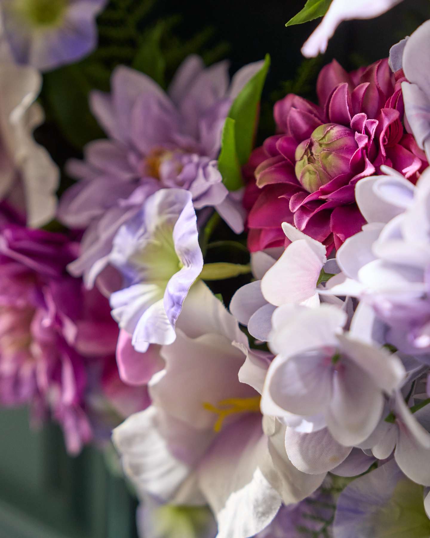Purple in Bloom Wreath by Balsam Hill Closeup 10